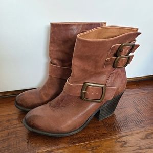 Lucky Brand Leather Boots NWOT
